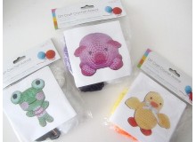 Häkelpaket - Schwein, Frosch oder Ente